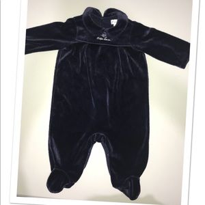 Ralph Lauren baby velour one piece coverall